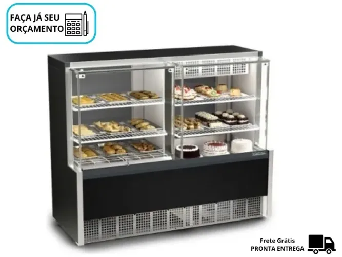 Balcão Quente / Frio Gelopar 1,40M Novo 220v