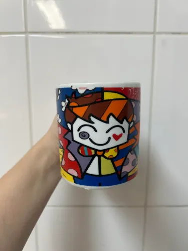 Caneca Arte Romero Britto