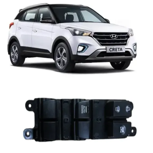 Botao Tecla Vidro Motorista Creta 2017 a 2021 Auto Down