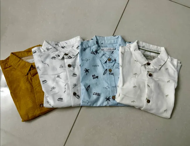 Kit Camisetas Infantil Zara 6 anos