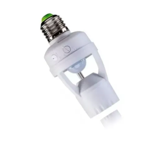 Sensor De Presença Com Fotocélula Para Lâmpada Soquete E27