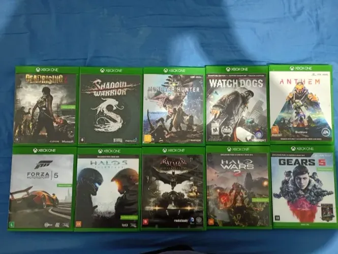 jogos xbox one preços na descrição