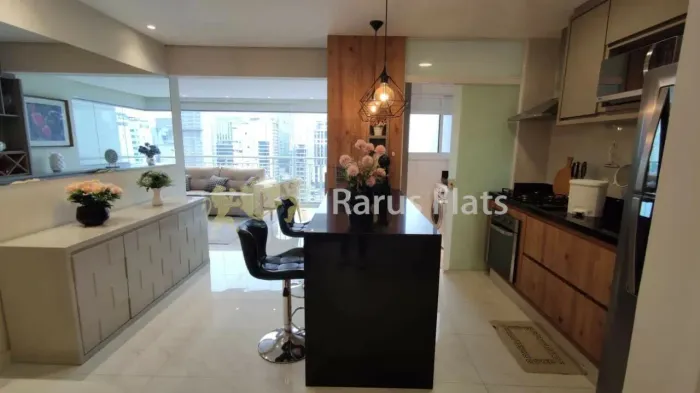 Flat para locação no Itaim Bibi - Edifício Horizonte JK - Cód. FRR20513