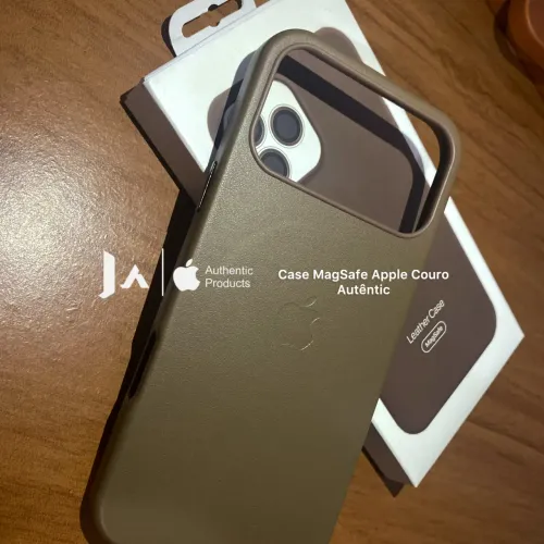 Capinha de couro para iPhone 17 pro
