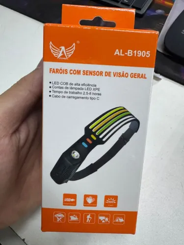 Farol de led para cabeça Trilha pesca