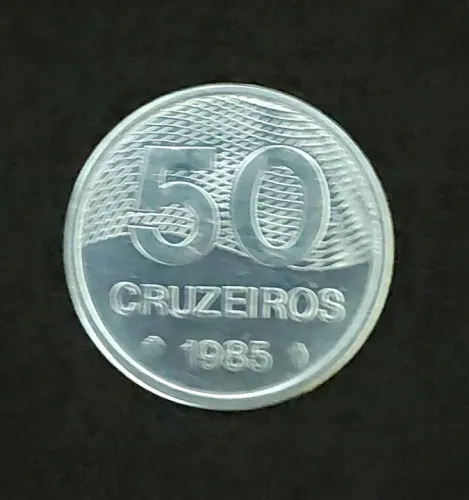 Moeda V-372 50 Cruzeiros de 1985 Sob