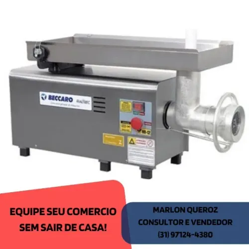 Moedor de Carne Becarro Inox Boca 22 PBM22I