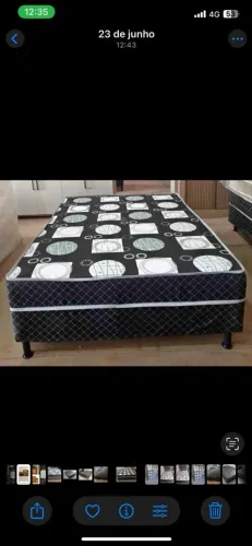 Base + colchão casal 750R$