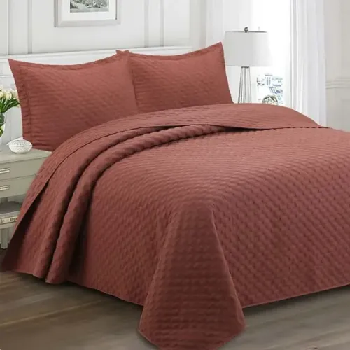 Cobre Leito Cama Casal Terracota