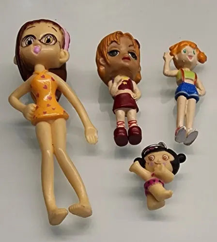 Kit 4 miniaturas de animê