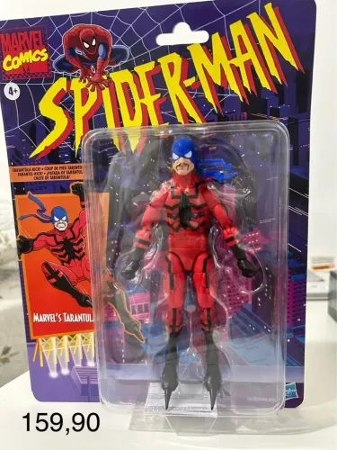 Boneco tarântula Marvel legends 