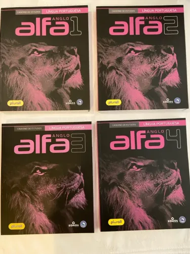 Cadernos de Estudos Anglo Alfa - Língua Portuguesa - volumes 1 ao 4