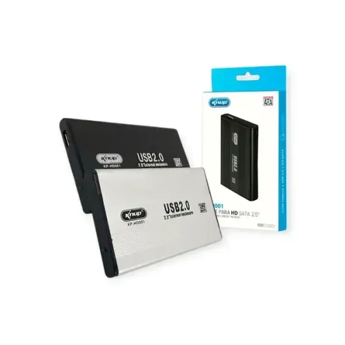 Case Para Hd Sata 2.5'' Usb 2.0 Externo Kp-hd001/b - Knup