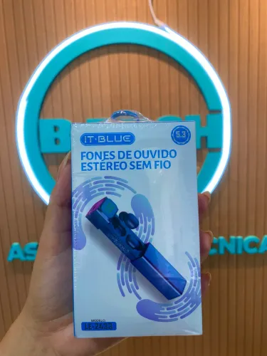 Fone Bluetooth Sem Fio IT Blue