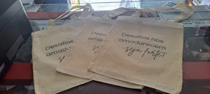 Sublimação na sacola ecobag