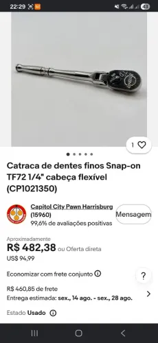 Ferramentas snap-on novo