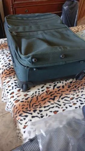 Mala de Viagem Samsonite Verde - Original e Super Resistente