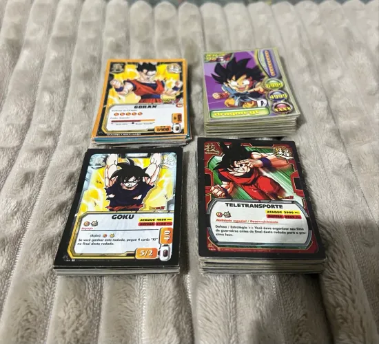 97 Mini cards antigos dragon ball Z (banca jornal)