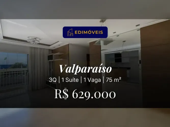 Apartamento 3 quartos no Valparaíso, venha conhecer o Dream Park Residence