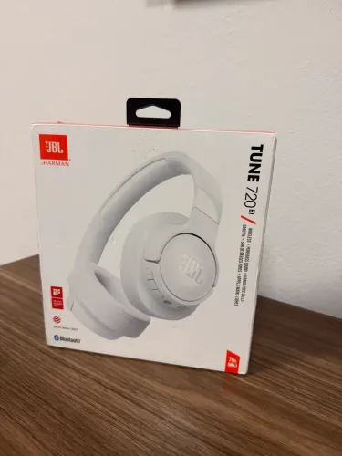 Fone JBL Tune 720bt Branco Original Bluetooth Novo Lacrado na Caixa