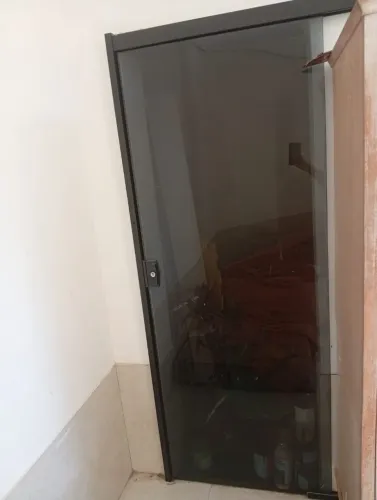 Porta Blindex correr fume