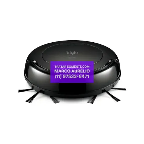 Robô Aspirador Elétrico de Pó Evo Robot 3 em 1 com Pano 19V Elgin - R$ 200
