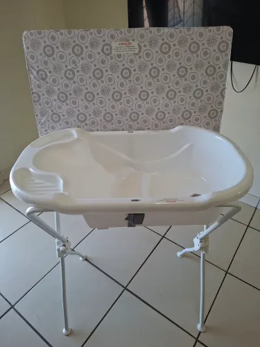 Banheira com tocador dobrável Tutti baby