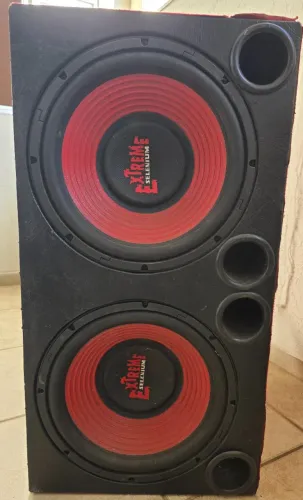 Caixa selada com 2 alto falantes Selenium Extreme 15"