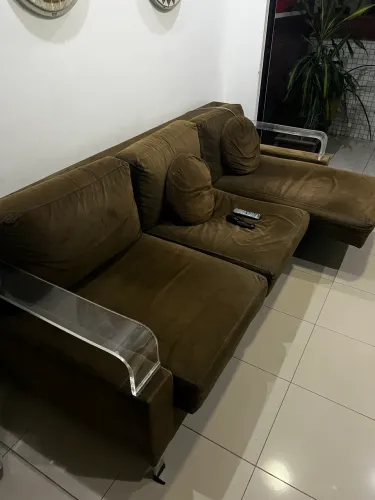 Sofá retrátil triplo