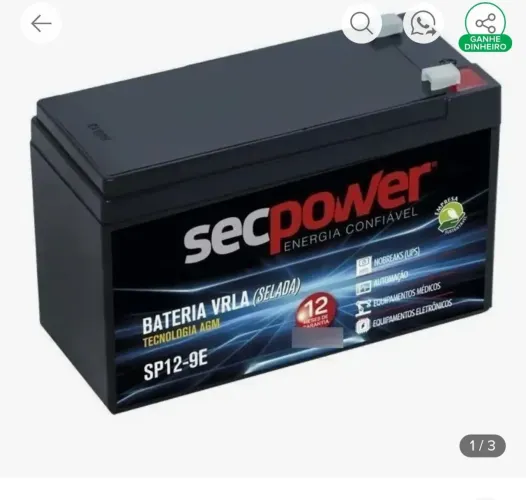 Bateria 12 volts