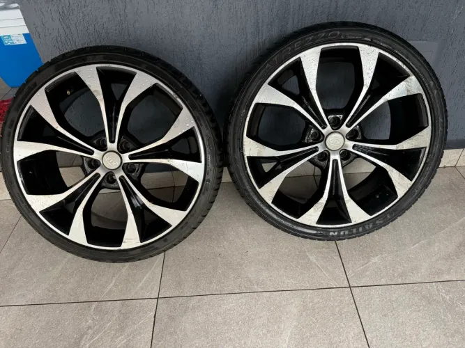 DUAS RODAS ARO 20 FURACÃO 5X114 COM PNEUS 