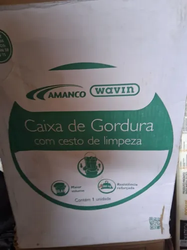 Caixa de esgoto amanco