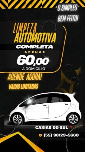 Lavagem automotiva no conforto do seu lar