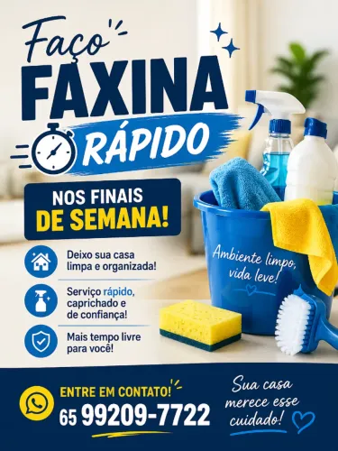 Serviço de Limpeza - Final de semana