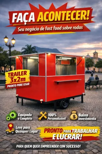 Trailer 3x2 - Pronto para usar.