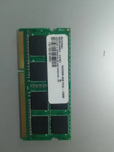 DDR3 8gb funciona perfeitamente