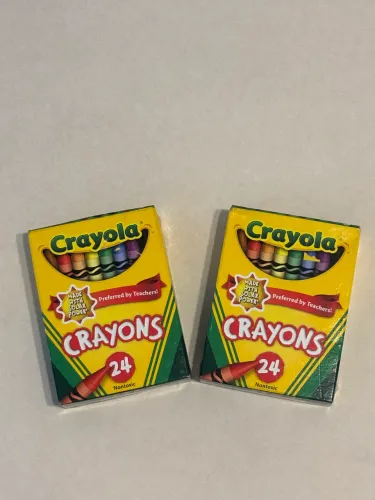 Giz De Cera Crayola 24 Unidades Multicor (2 unidades)