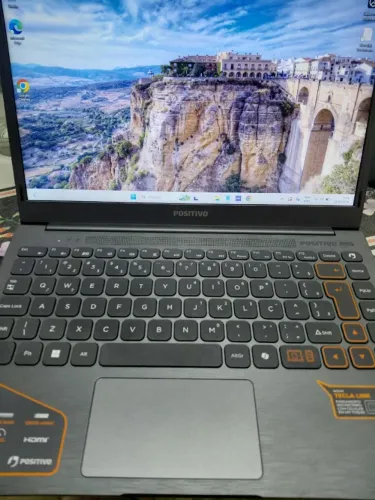 Notebook Positivo Intel celeron dual core 4gb ram 128gb tela de 14 HD Windows 11 - vision 