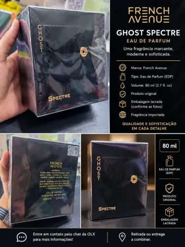 Perfume French Avenue Ghost Spectre Eau de Parfum 80ml Original