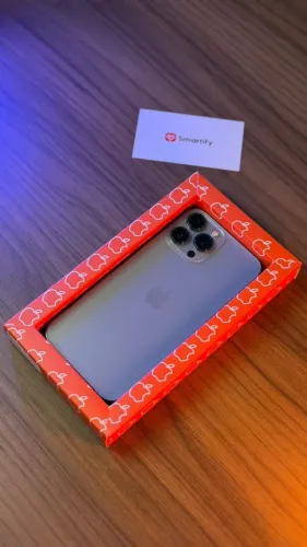 IPHONE 13 PRO MAX - AZUL - 128GB - BATERIA 100% | LOJA FÍSICA SMARTIFY - CURITIBA.