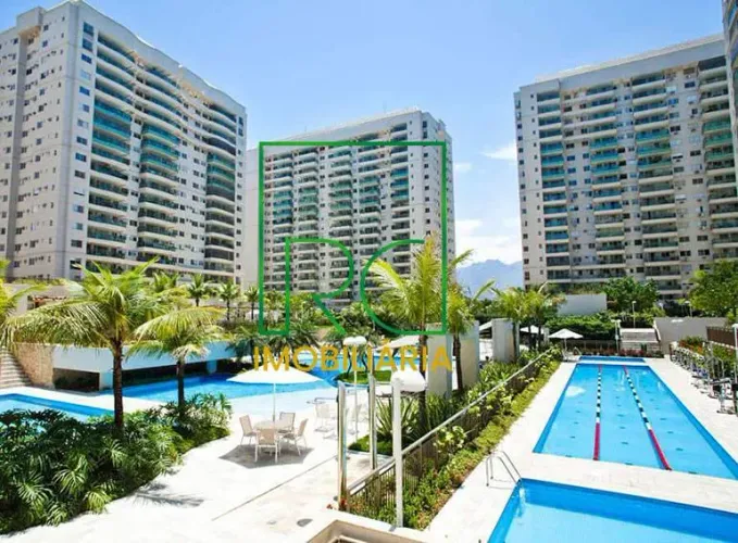 Apartamento à venda, no Condomínio Cidade Jardim, em Rio de Janeiro, Barra Olímpica, com 3