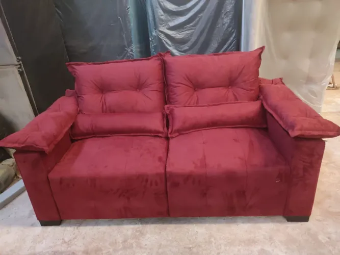 Sofá retrátil reclinável 