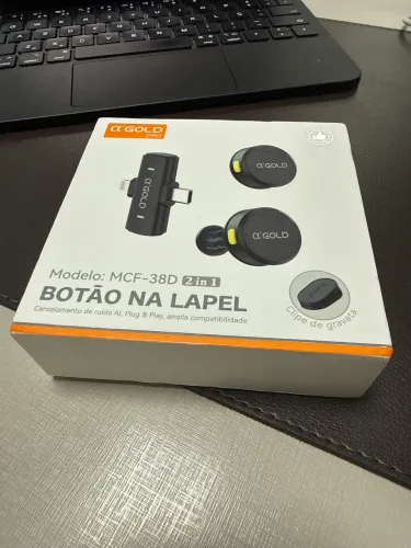 Microfone de Lapela A?Gold