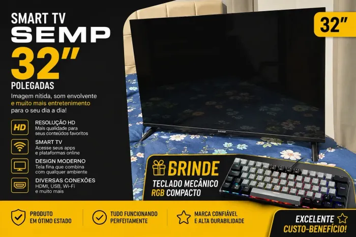 Smart tv Semp 32 polegadas