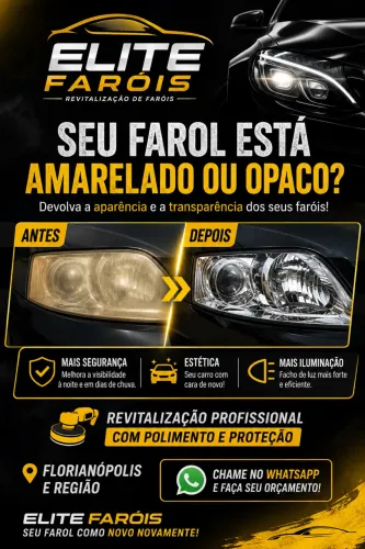 Revitalização de faróis
