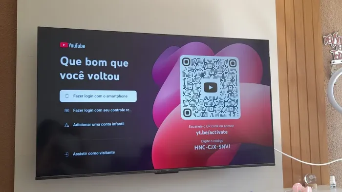 TV 55 na garantia 4 meses de uso