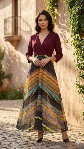 Vestido meia manga G estado de novo