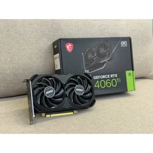 Placa de Vídeo RTX 4060 TI Ventus 2X MSI NVIDIA GeForce, GDDR6, DLSS, Ray Tracing, G-Sync