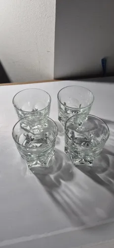 Copo whisky Baccarat anos 70, 4 unidades
