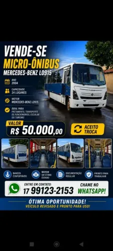 Vende-se micro ônibus 
